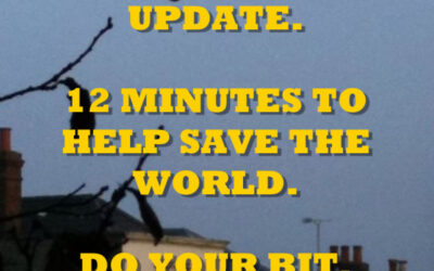 Action – TWELVE MINUTES TO HELP SAVE THE WORLD